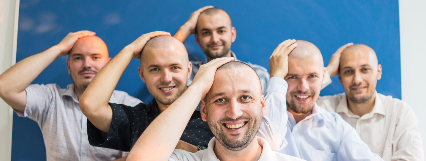 Group of bald people