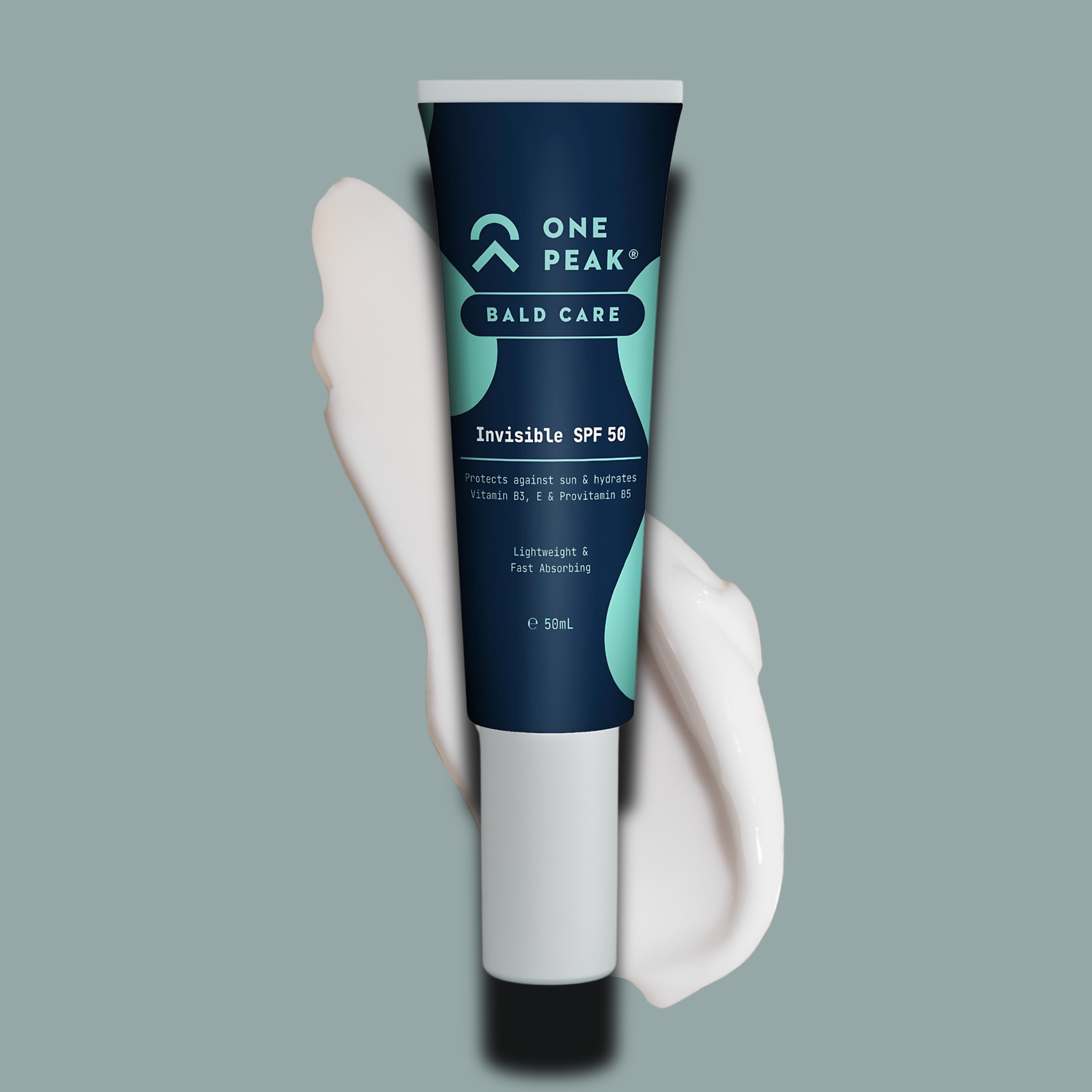 bald care spf 50 with cream texture